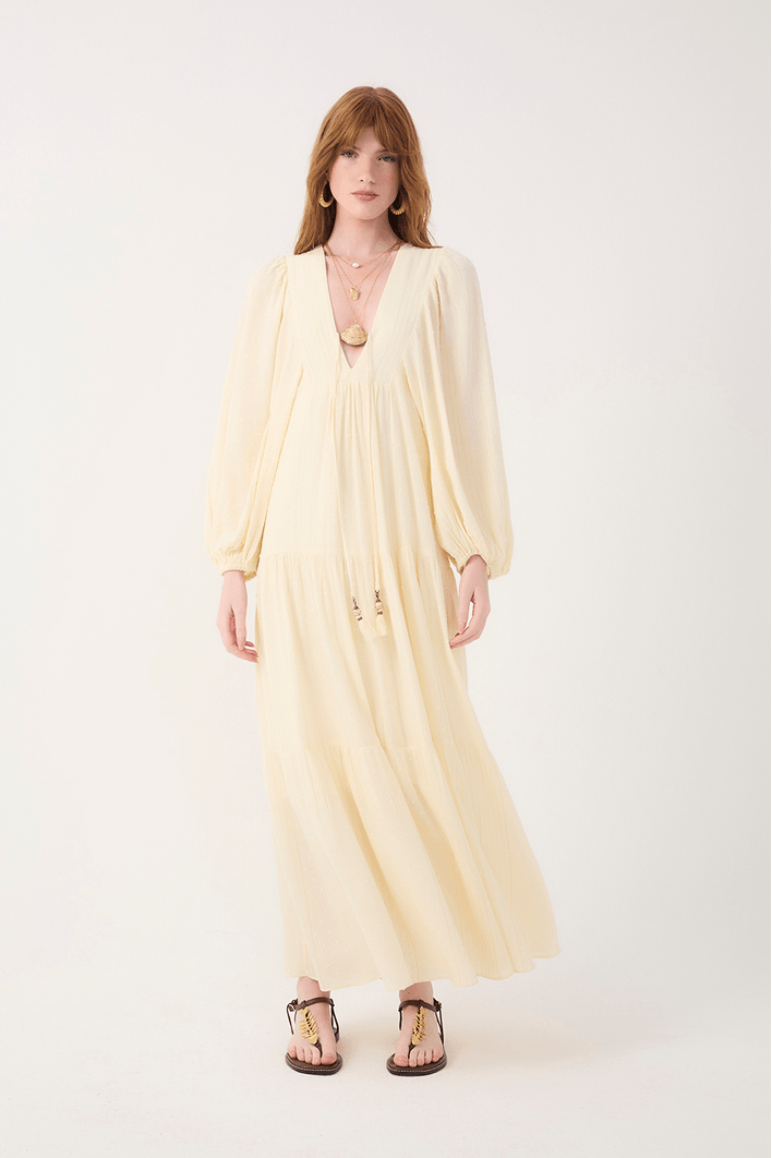 Vestido Cropped Poá Lurex