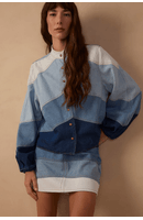 Saia Jeans Mix Blue