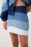 Saia Jeans Mix Blue