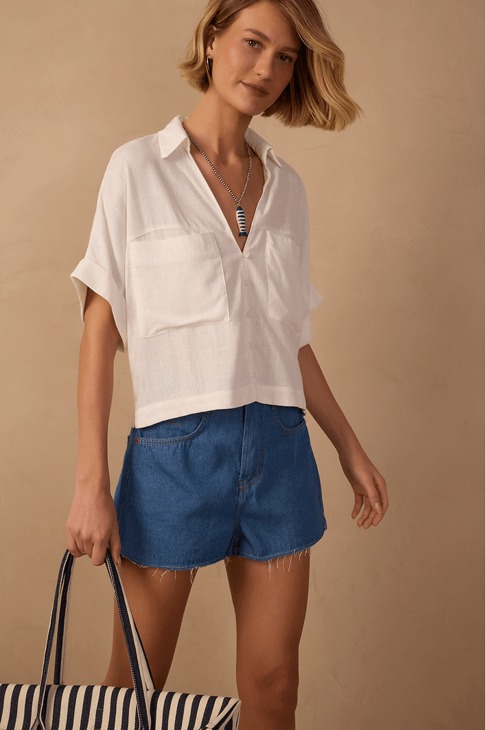 Camisa Bolsos Frente