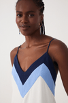 Vestido Cropped Linho Recortes