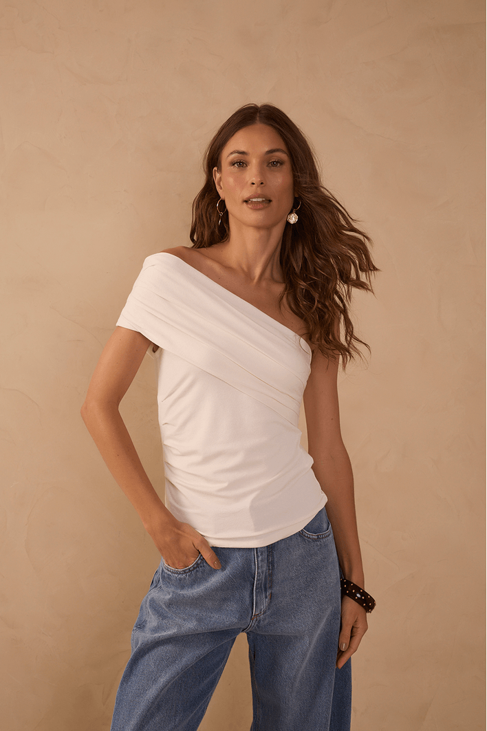 Blusa Ombro Só Malha Crepe