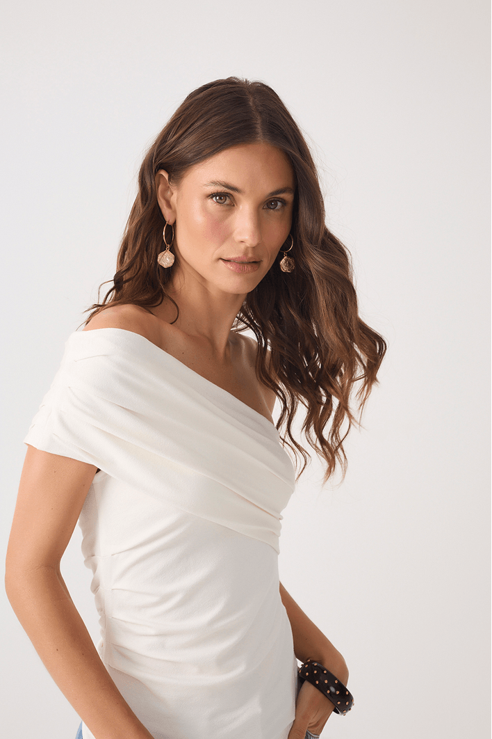 Blusa Ombro Só Malha Crepe