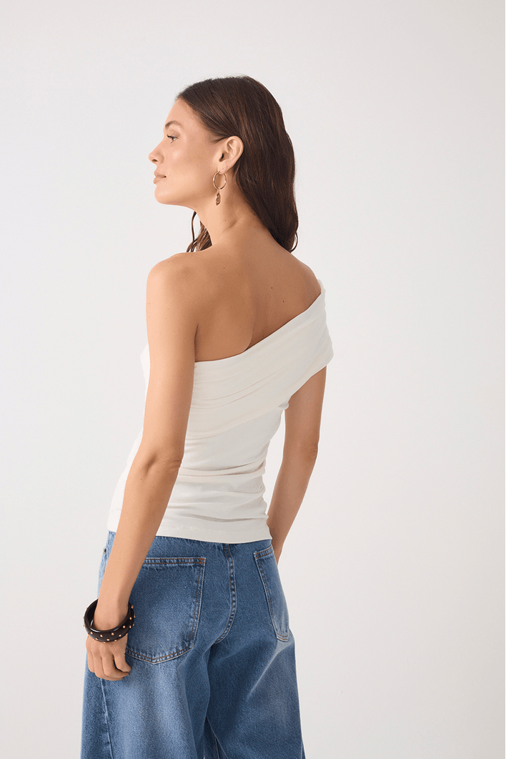 Blusa Ombro Só Malha Crepe