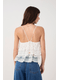 Bata Camadas Renda off white - XPP
