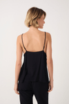 Blusa Crepe Detalhe Decote
