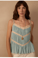 Blusa Lurex Com Entremeios