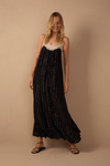 Vestido Longo Lurex Renda