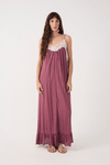 Vestido Longo Lurex Renda