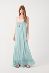 Vestido Longo Lurex Renda