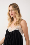 Vestido Longo Lurex Renda