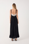 Vestido Longo Lurex Renda