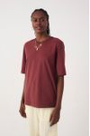 T-shirt Básica Com Ombreira