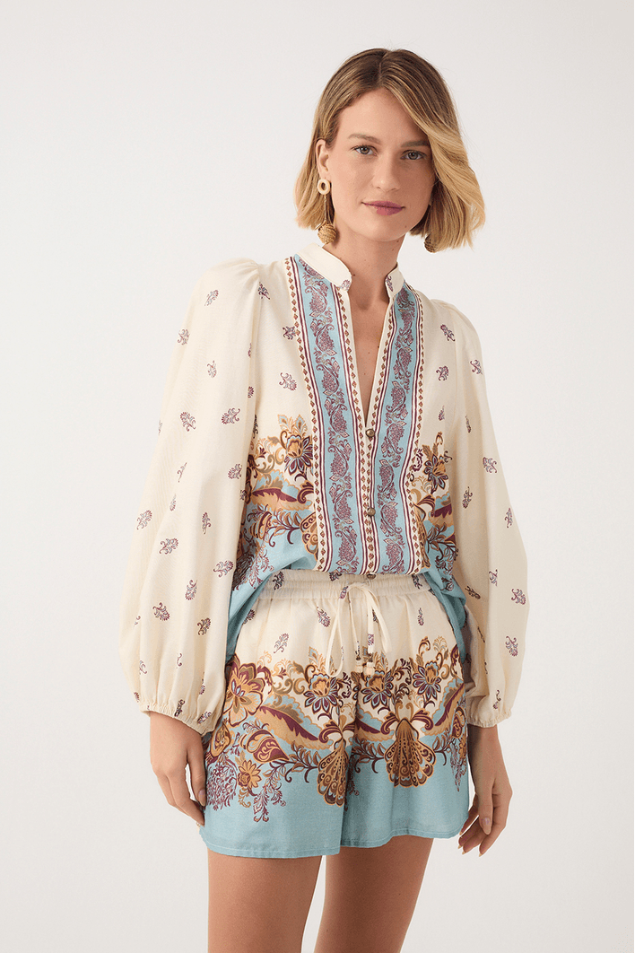 Blusa Estampa Leveza