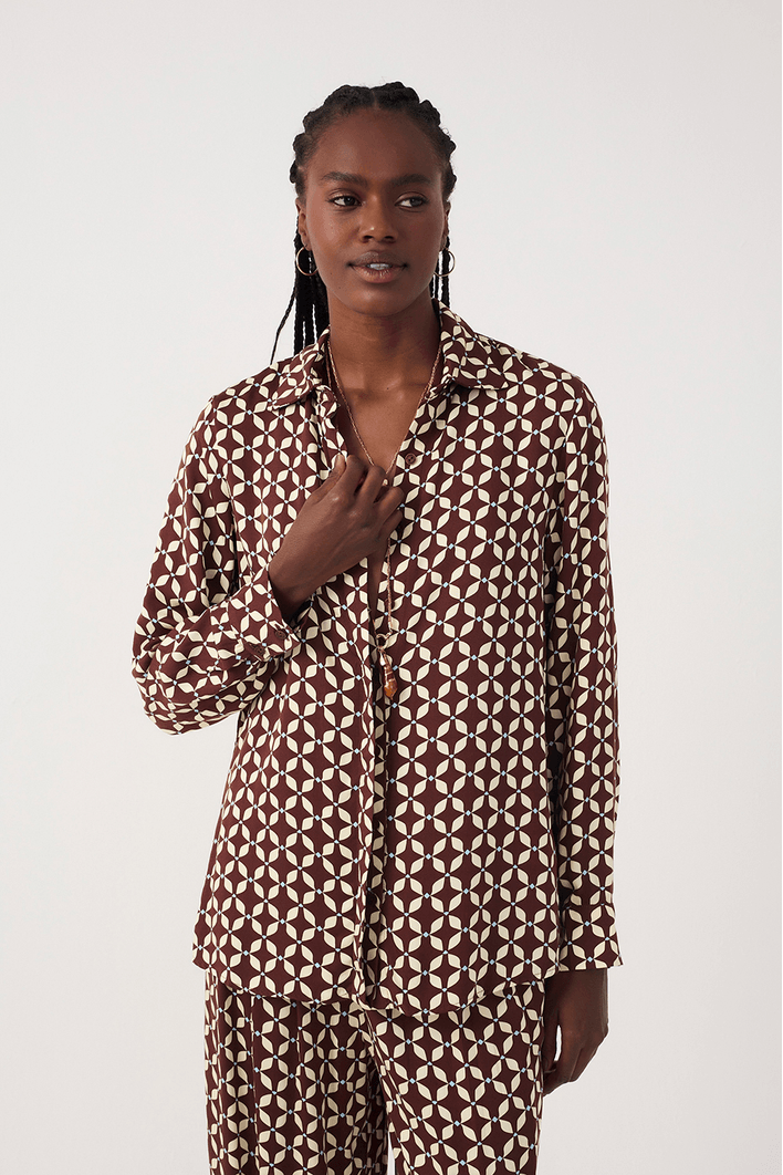 Camisa Estampa Peixito