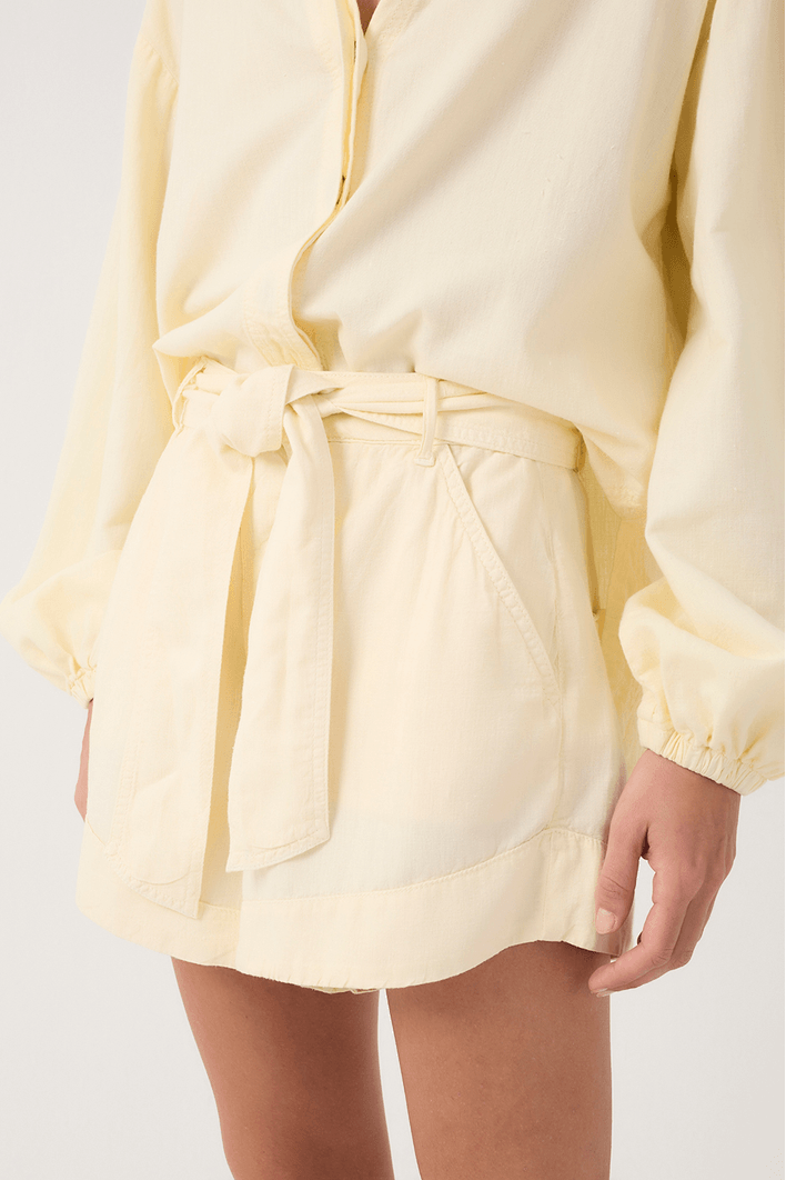 Short Sarja Cânhamo Amarração