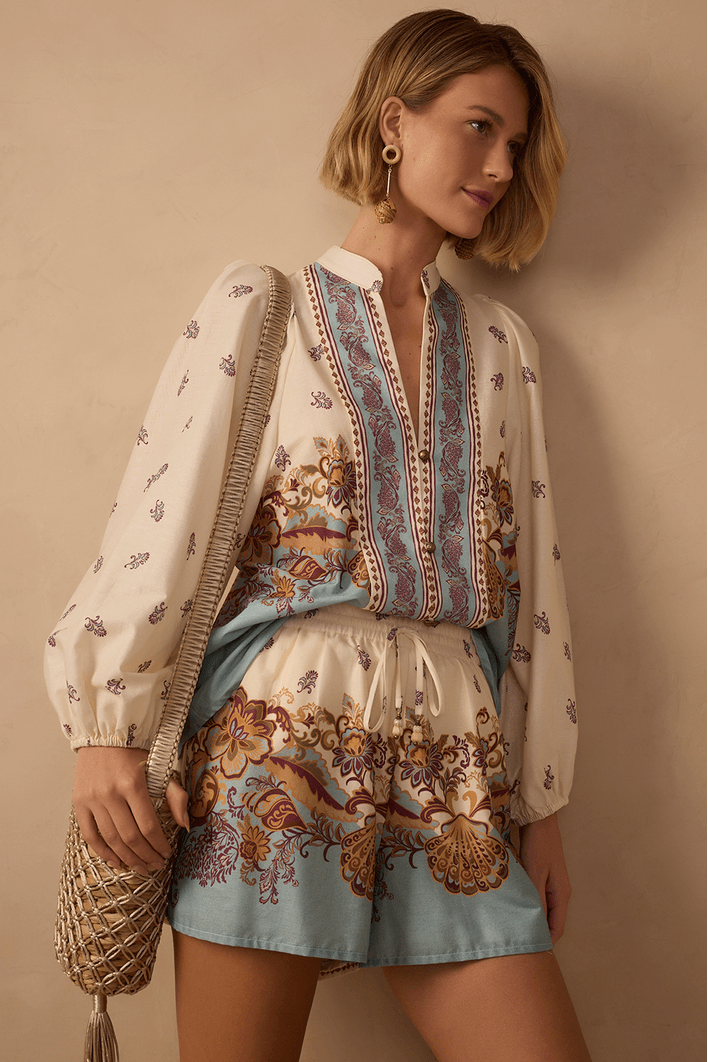 Short Estampa Leveza