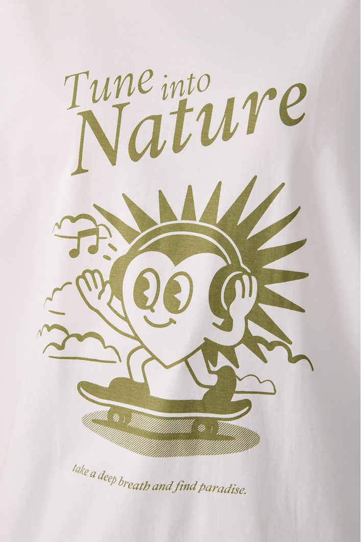 T-shirt Silk Nature