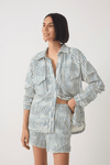 Camisa Moletom Estampa Listra