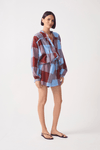 Short Xadrez Elástico Cintura