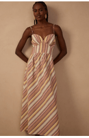 Vestido Midi Listra Multicolor