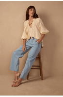 Calça Jeans Reta Twill