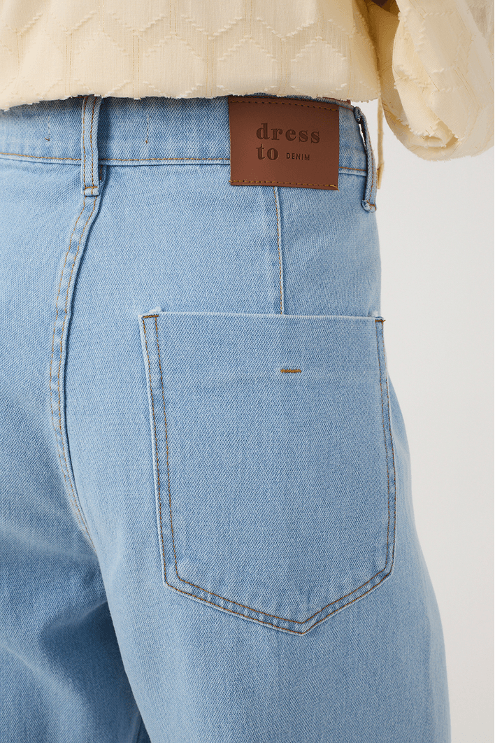Calça Jeans Reta Twill