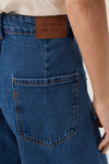 Calça Jeans Recortes Fenda