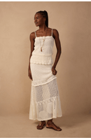 Saia Tricot Detalhe Concha