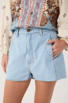 Short Jeans Boyfriend Twill