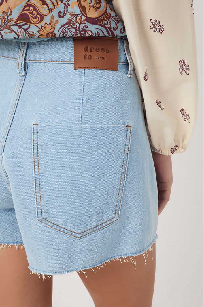 Short Jeans Boyfriend Twill