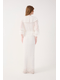Vestido Renda Babado off white - XPP