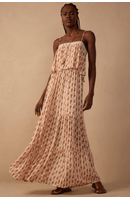 Vestido Cropped Estampa Beira Mar
