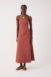 Vestido Cropped Algodão Alça Removivel