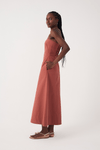 Vestido Cropped Algodão Alça Removivel