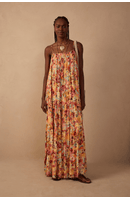 Vestido Estampa Jardim de Cor