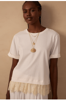 T-shirt Com Renda