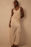 Calça Tricot Lurex Lenço