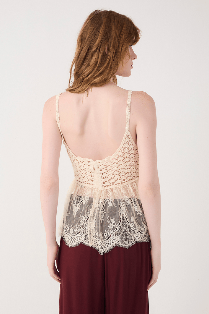 Bata Crochet Com Renda