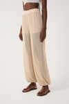 Calça Tricot Lurex Lenço