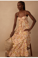 Vestido Cropped Estampa Delicia de Verao