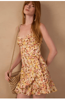 Vestido Curto Estampa Delicia de Verao