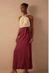 Vestido  Midi  Bicolor