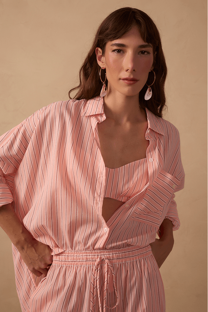 Top Estampa Listra Leveza