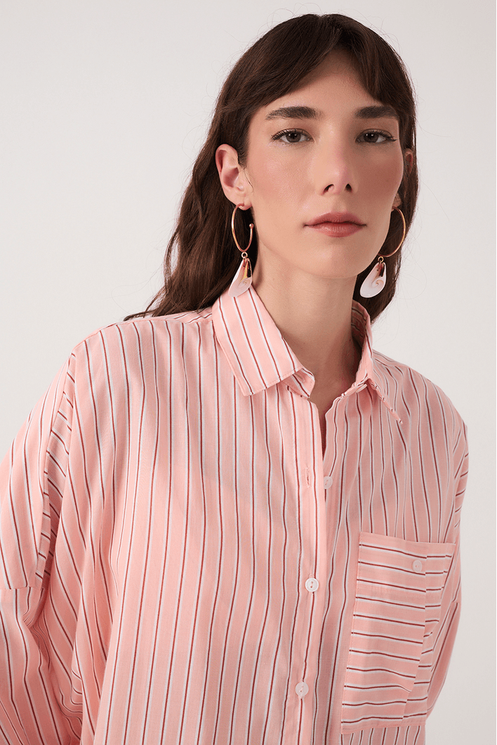 Camisa Estampa Listra Leveza