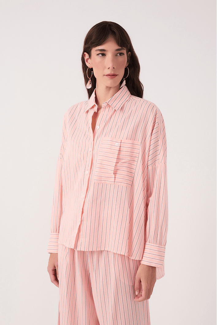 Camisa Estampa Listra Leveza