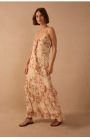 Vestido Tule Estampa Céu de Pétalas