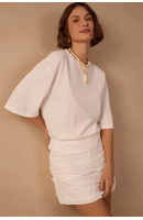 Vestido T-shirt Saia Tecido