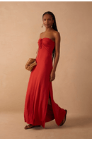 Vestido Malha Crepe Franzido