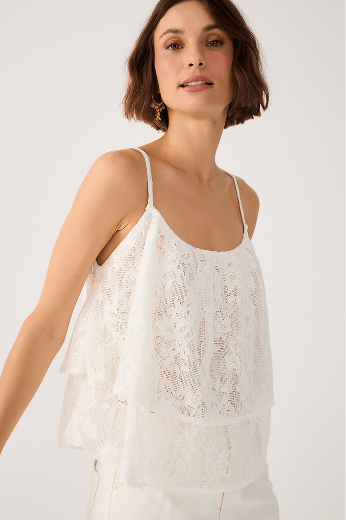 Blusa Renda Camadas